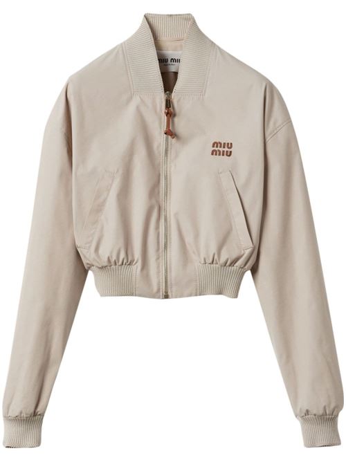 Jacket with logo MIU MIU | ML105012NSF0A08